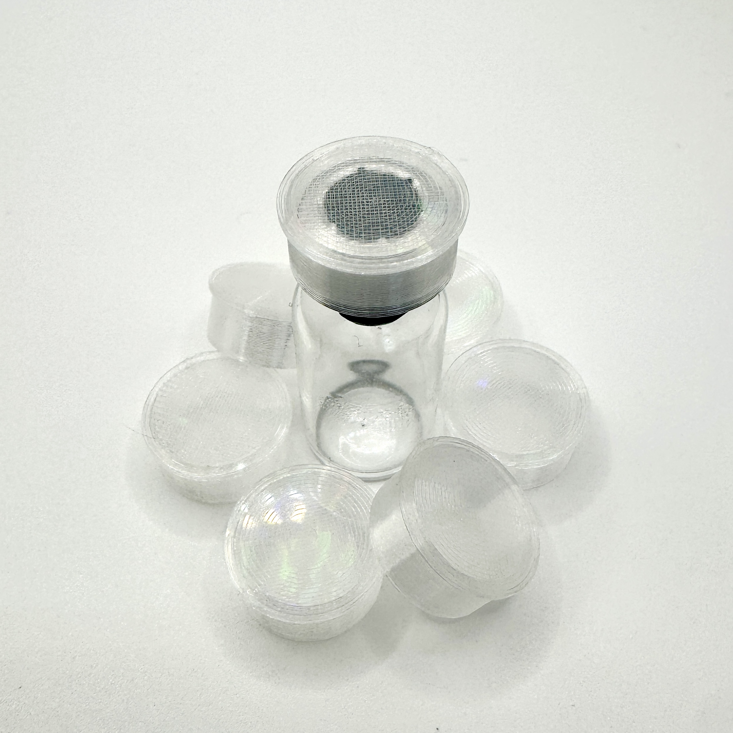 Clear cap