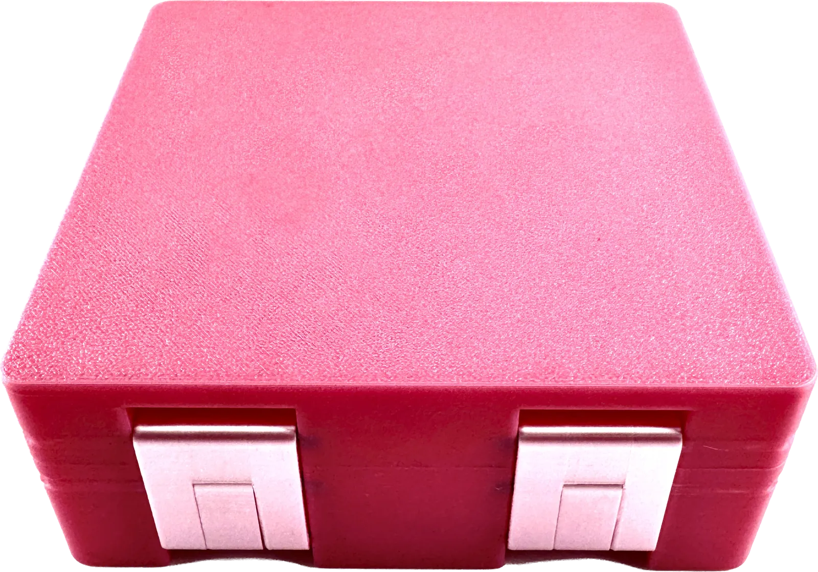 Pink vial box, closed